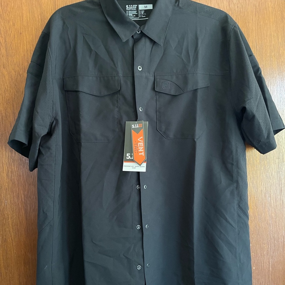 5.11 Tactical Black Short Sleeve Shirt